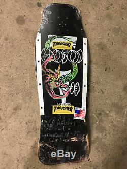 Hosoi Skates Christian Hosoi Dragon Signed Skateboard Deck Limited