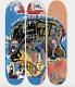 Jean-Michel Basquiat Triptych Skull Skateboards By Skateroom skate deck board