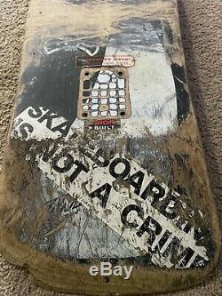 Jeff Grosso Vintage 1988 Skateboard Deck