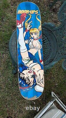 Jermey Klein Rare Hook Ups Rival Schools 2 Anime Skateboard Deck 02