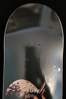Jim Greco Hammers Mask'84 Raised Ink Friday 13th Jason Skateboard 8.25 Deck