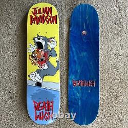 Julian Davidson Deathtoons Deathwish Skateboards 8.25 tom and jerry