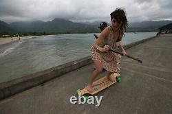 Kahuna Creations Bamboo Drop Deck 42 Longboard Skateboard Drop Deck Cruiser