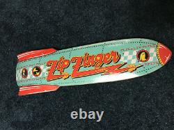 Krooked Rocket Ship Zip Zinger Skateboard Deck. Rare. Mark Gonzales. Gonz