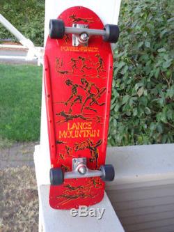 LANCE MOUNTAIN Powell Peralta Vintage Skateboard Deck Sims Vision Santa Cruz