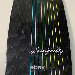 LANDYACHTZ Cruiser Longboard/Skateboard Butter Black Lines Deck 31x9 New Othe