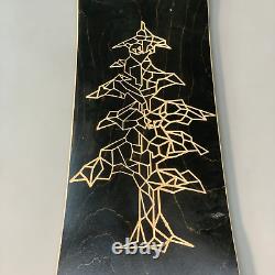 LANDYACHTZ Drop Through Carved Black Tree Longboard Deck 40x9.5 (New Other)