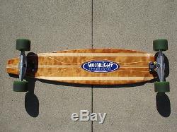 Longboard/skateboard 35 Custom Hardwood Deck Seismic 9 1/2 45 Degree Trucks