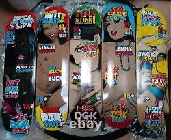 LOT 2 DGK series (10 decks) F'ed Up Ghetto Kids & SLTS skateboard decks