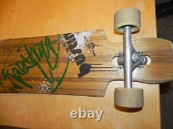 LOT x 2 Longboard Skateboards Bustin Brooklyn Used SEE PHOTOS FOR CONDITION