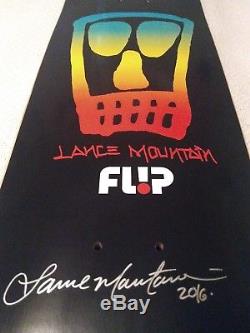 Lance Mountain Signed Flip Vato Skateboard Deck. Powell Peralta Bones Brigade