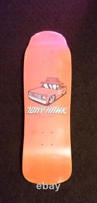 Limited Birdhouse Tony Hawk Pizza Hut Shaped 9.75 Skateboard Nos