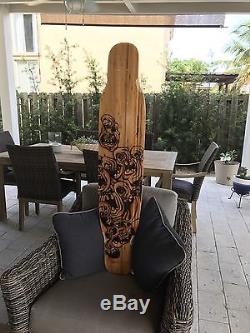 Loaded Bhangra Flex 1 Longboard Skateboard Deck With Black Grip Tape
