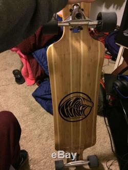 Longboard Skateboard Complete Deck Bamboo Maple Wood 41 Inch Mayhem By Whitewave