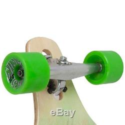 Longboard Skateboard Complete Downhill Drop Through Deck Sector 9 Green Bamboo