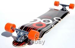 Longboard Ultra low Drop Deck Down Thru Skateboard Freeride Downhill Cruiser 41i