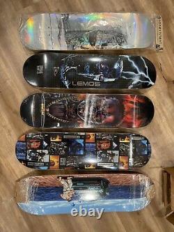 Lot of 5 new skateboard decks Terminator 2 collection Street Fighter 2