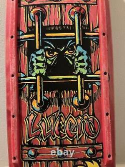 Lucero Black Label Bars Skateboard Deck used