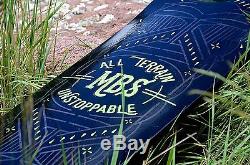 MBS All-Terrain Longboard w 78A Urethane Wheels Maple-Lam Drop Deck Abec 9