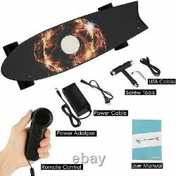 Maple Deck Electric Skateboard Longboard Crusier with Remote Controller NEW Ya