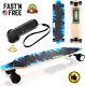 Maple Deck Electric Skateboard Longboard Crusier with Remote Controller Top US