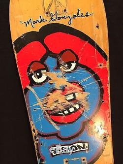 Mark Gonzales Vision Skateboard Deck Vintage Powell Peralta Blind