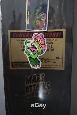Mars Attacks Santa Cruz Artist Series skateboard deck only 1 in the world
