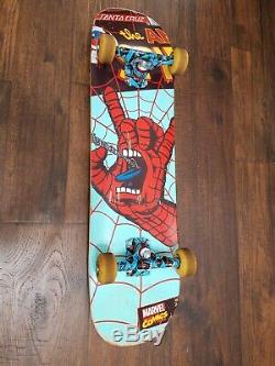 Marvel X Santa Cruz Spiderman Screaming Hand Ltd Complete Skateboard Stan Lee