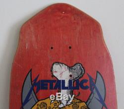 Metallica 1986 Zorlac Pirate Skateboard Deck Pushead