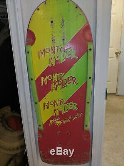 Monty Nolder Skateboard Deck Schmitt Stix Alva Powell Sims Vintage OS