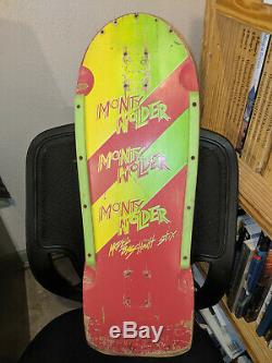 Monty Nolder Skateboard Deck Schmitt Stix Alva Powell Sims Vintage OS