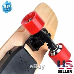 NEW Electric Skateboard 350W Hub Motor Bluetooth Remote Maple Deck Longboard