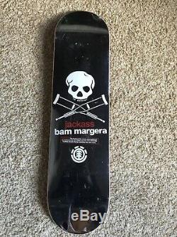 NEW JACKASS Movie Deck Bam Margera Element skateboard deck NOS CKY Rare