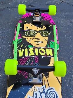 NEW VISION Amazin Psycho Stick Complete Tracker Trucks Danforth Blurr Skateboard