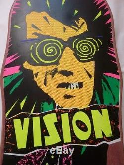 NOS 1986 Vision Psycho Stick Mini Skateboard Deck Vintage