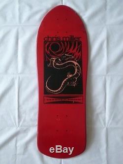 NOS 1987 G&S Chris Miller Skateboard Deck Vintage