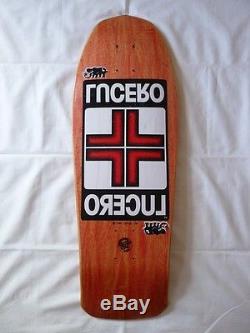 NOS 1989 Lucero Ltd. John Lucero Skateboard Deck Vintage Santa Cruz