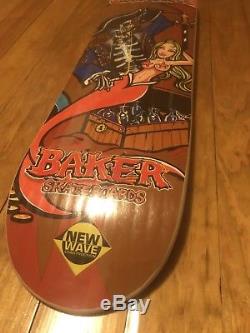 NOS Baker Erik Ellington new wave skateboard deck vintage NOS rare new in shrink