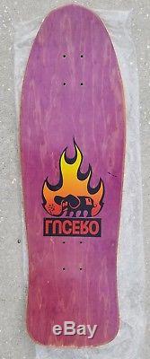 NOS Lucero 12XU Vintage Skateboard Deck 1989 John schmitt stix black label