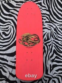 NOS Powell Peralta Pink Tony Hawk Skateboard Deck AUTOGRAPHED