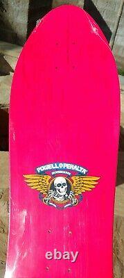 NOS Powell Peralta Steve Saiz Skateboard Deck HOT PINK-VERY RARE NEW IN SHRINK