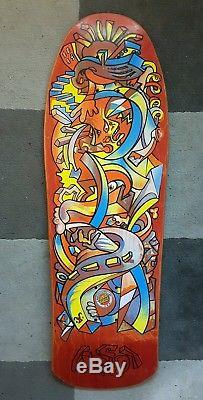 NOS Vintage Hosoi Picasso Skateboard Deck Santa Cruz 1989 OG Not Reissie