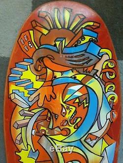 NOS Vintage Hosoi Picasso Skateboard Deck Santa Cruz 1989 OG Not Reissie