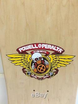 NOS Vintage Powell Peralta Tony Hawk Medallion mini skateboard deck