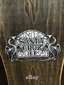NOS Vintage Santa Cruz Bod Boyle Stained Glass Skateboard Deck
