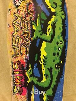 NOS Vintage Sims Eric Nash Lizard skateboard deck Alva G&S Powell Santa Cruz