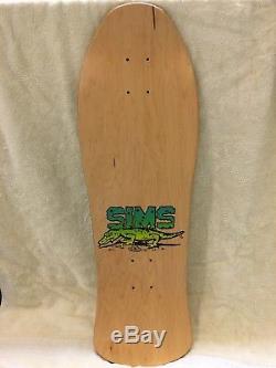 NOS Vintage Sims Eric Nash Lizard skateboard deck Alva G&S Powell Santa Cruz