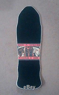 NOS / Vision John A Grigley pro model old school skateboard deck / VTG 1988