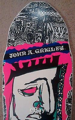NOS / Vision John A Grigley pro model old school skateboard deck / VTG 1988