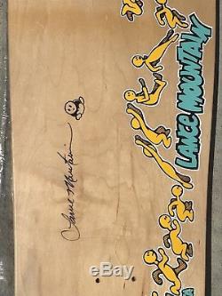 NOS vintage 90'S Powell Peralta Lance Mountain skateboard deck Signed